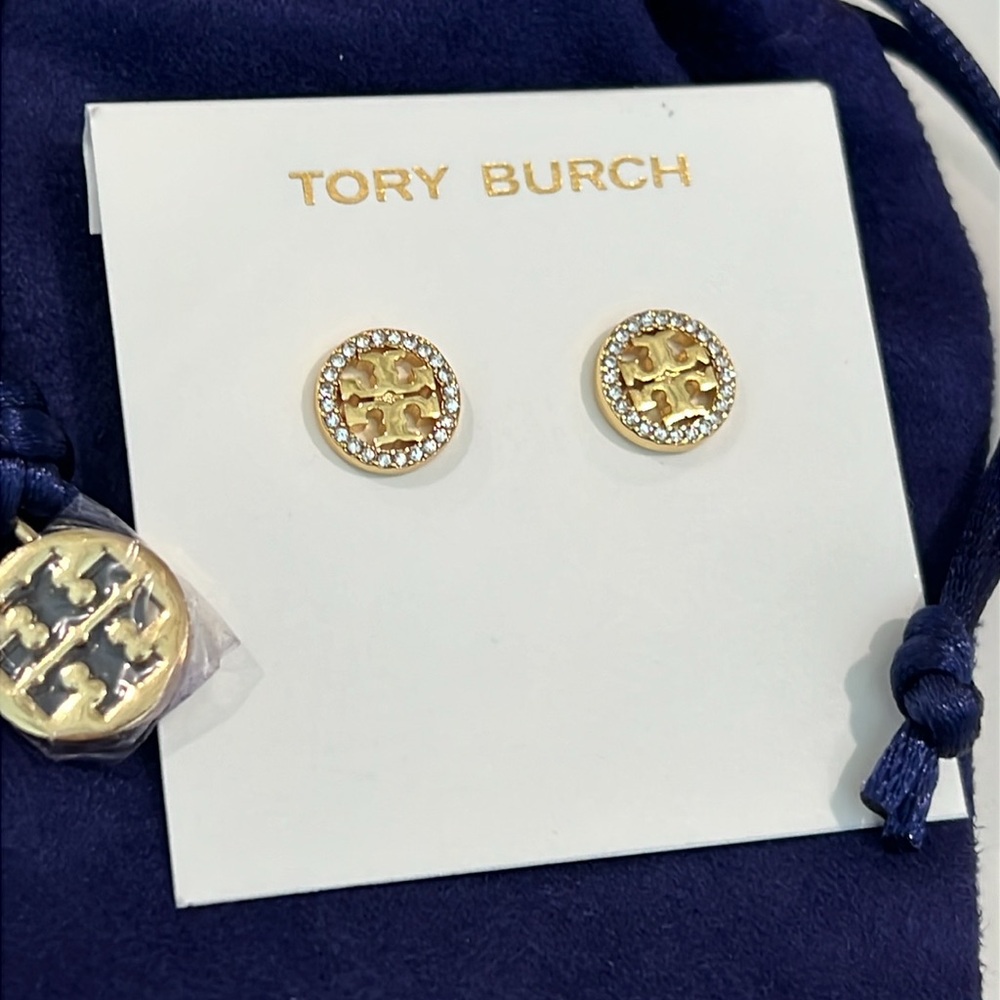 Tory Burch Gold Stud Earrings
